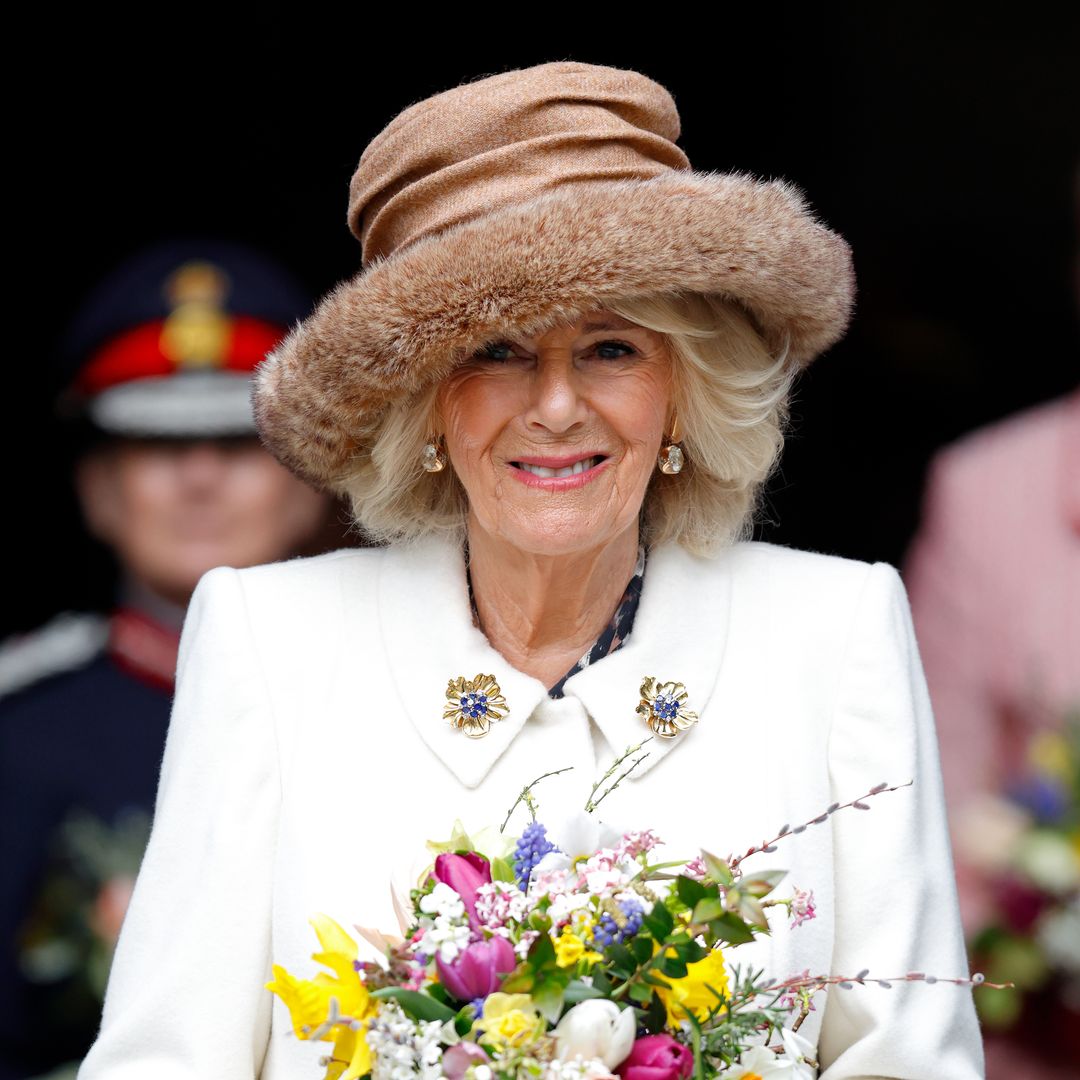 Queen Camilla just rewore a £4,000 Moynat handbag for historic Maundy Thursday service